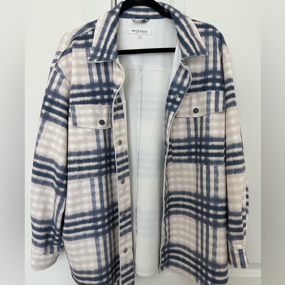 Checkered Shacket - Picture 2 of 7